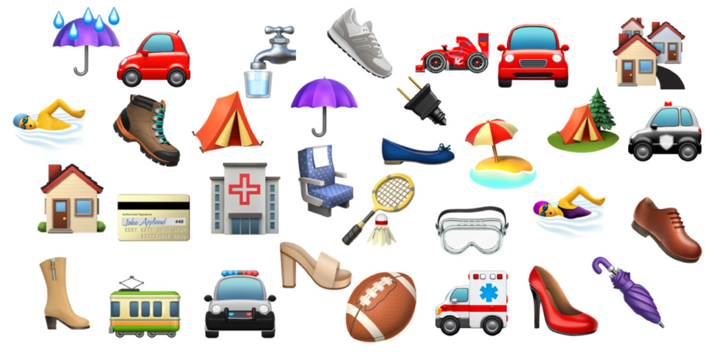 emojis representing vinyl