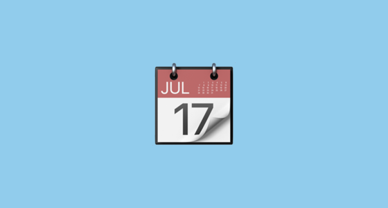 calendar emoji